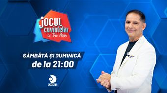 „Jocul cuvintelor cu Dan Negru”, din acest weekend, sâmbăta și duminica, de la 21:00, la Kanal D