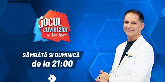 „Jocul cuvintelor cu Dan Negru”, din acest weekend, sâmbăta și duminica, de la 21:00, la Kanal D