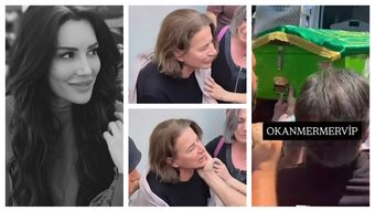 Durere fără margini la înmormântarea actriței Ece Irtem! Mama sa a cedat lângă sicriu