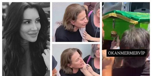 Durere fără margini la înmormântarea actriței Ece Irtem! Mama sa a cedat lângă sicriu