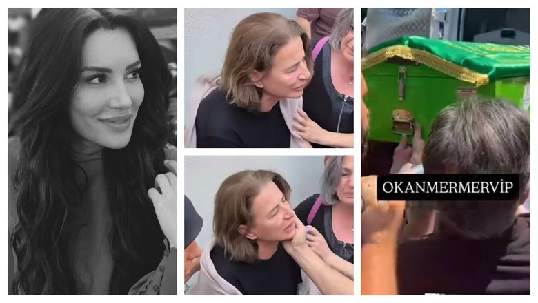 Durere fără margini la înmormântarea actriței Ece Irtem! Mama sa a cedat lângă sicriu