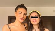 Ioana Ginghină și fiica ei
