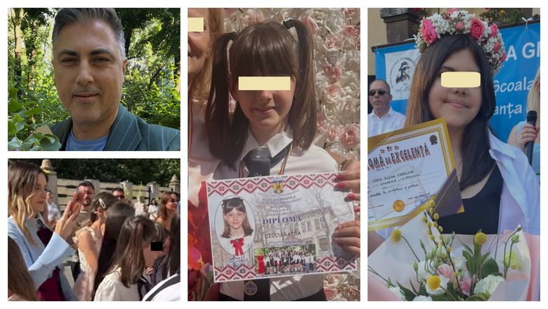 Alexandru Ciucu, gest uimitor pentru fetițele sale, la serbarea de final de an școlar! Și Alina Sorescu a fost prezentă: „Împreună, îi ajutăm să creadă.”