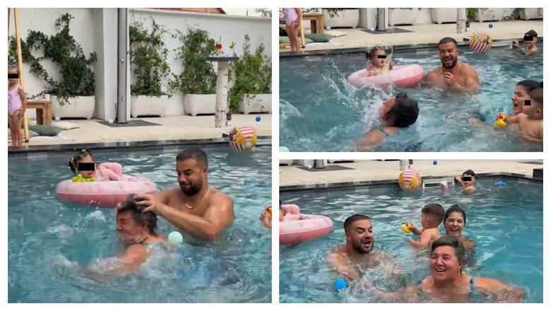 Mama Geta, moment neașteptat la piscină! Ce reacție a avut Culiță Sterp: „Aoleu! Ajutor!”