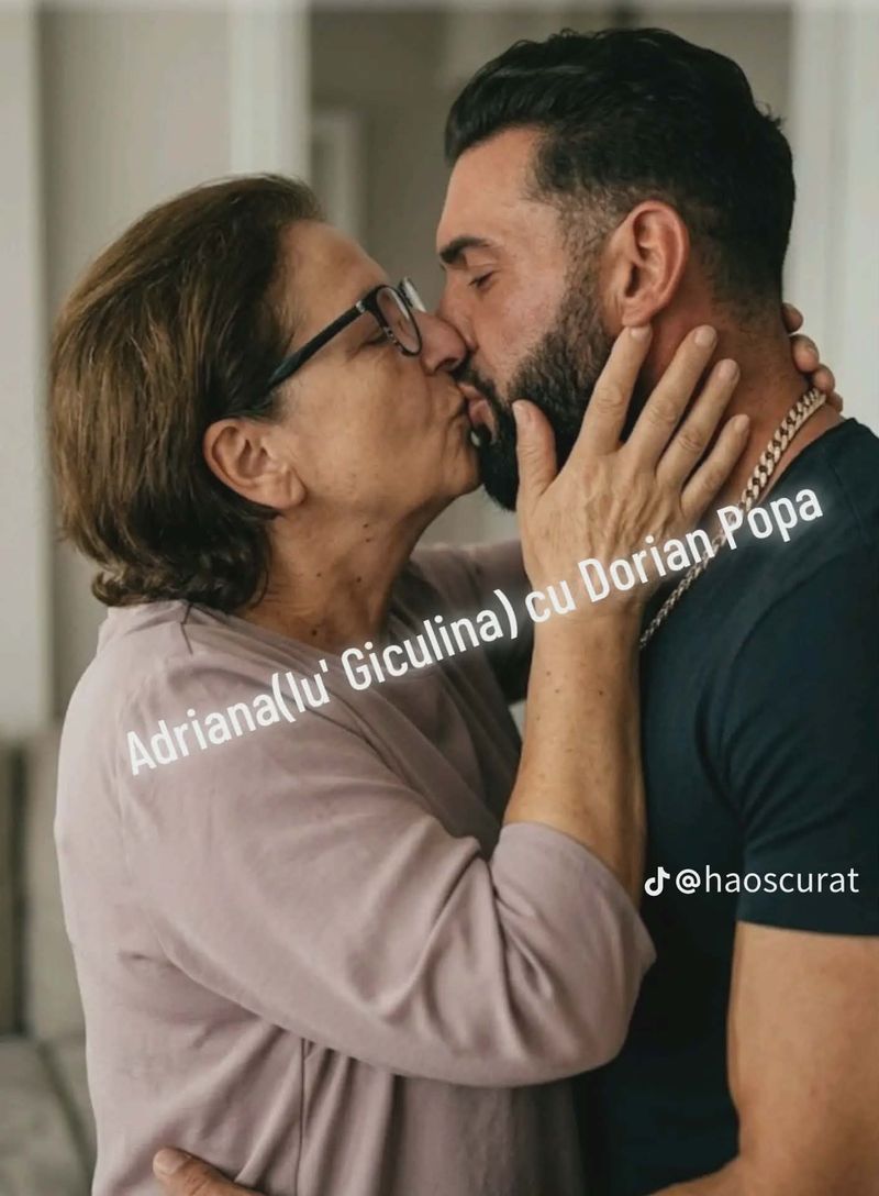 Adriana și Dorian Popa (poza făcută cu AI)
