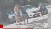 Fetița lovită de mamă