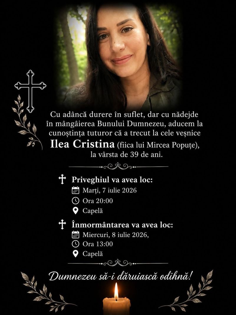 Soția lui Alexandru Hora a murit