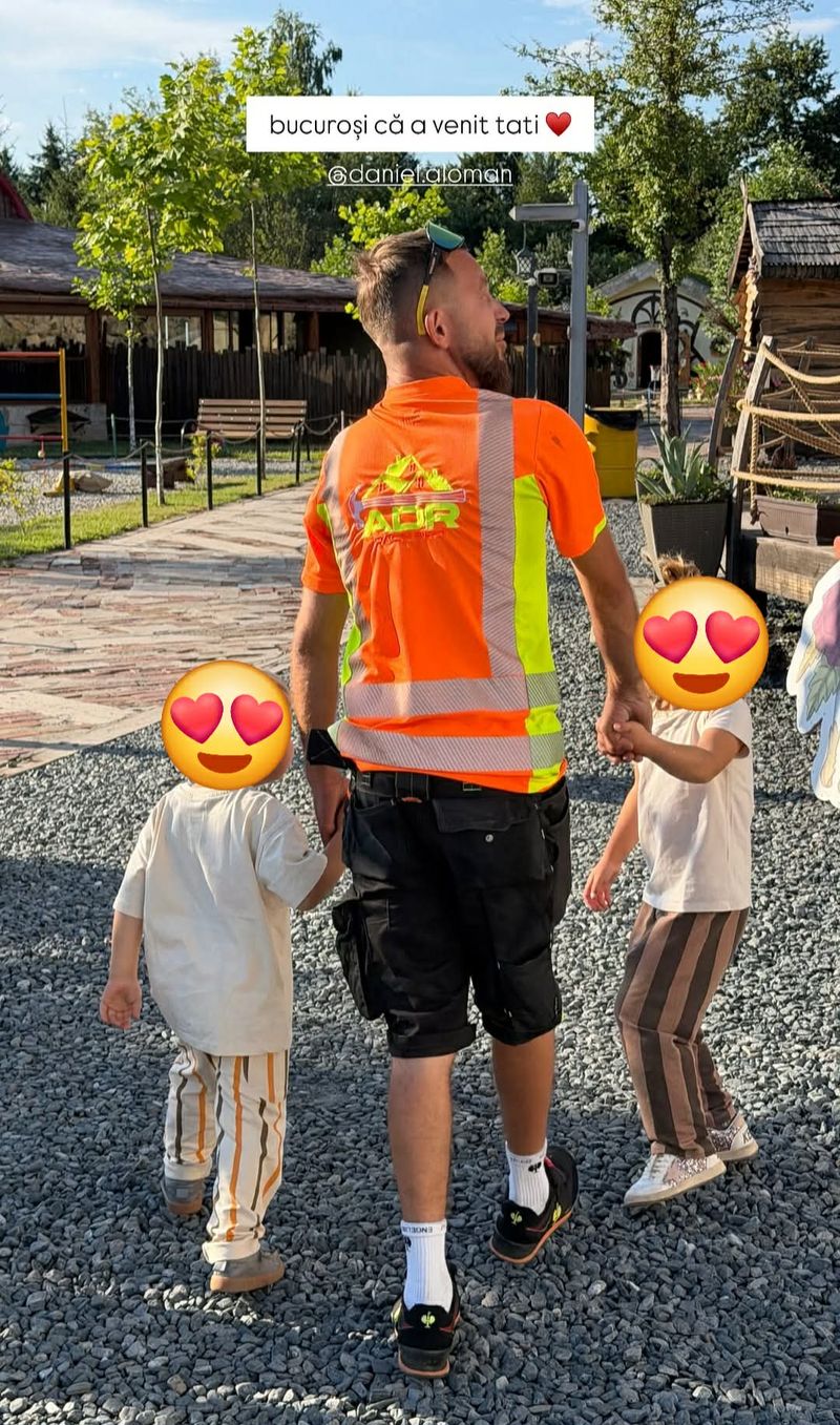 Daniel Aloman și copiii