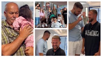 Unde a plecat Culiță Sterp împreună cu familia lui. Artistul s-a afișat și cu fostul cumnat, Daniel Aloman: „Fără mine nu puteți veni aici.”