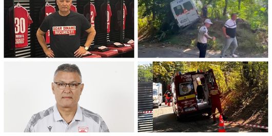 Constantin Covaciu a murit în accidentul din Argeș: „Tremură mâinile, tremură și picioarele dinamoviștilor.”