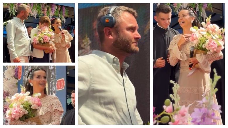 Ce cadou a primit Georgiana Lobonț cu ocazia aniversării a 10 ani de căsătorie. Soțul ei a fost cuprins de lacrimi pe scenă: “O familie binecuvântată!”