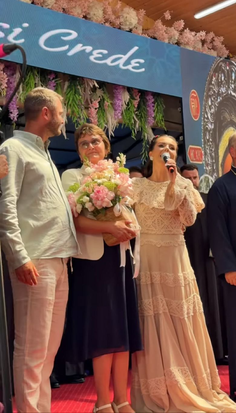 Georgiana Lobonț, soțul ei și soacra