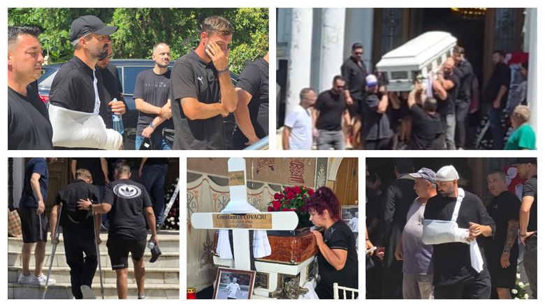 Constantin Covaciu a fost condus pe ultimul drum! Ce schimb de replici a avut loc între familia maseurului și clubul Dinamo: “Am vrut să văd caracterul și obrazul.”