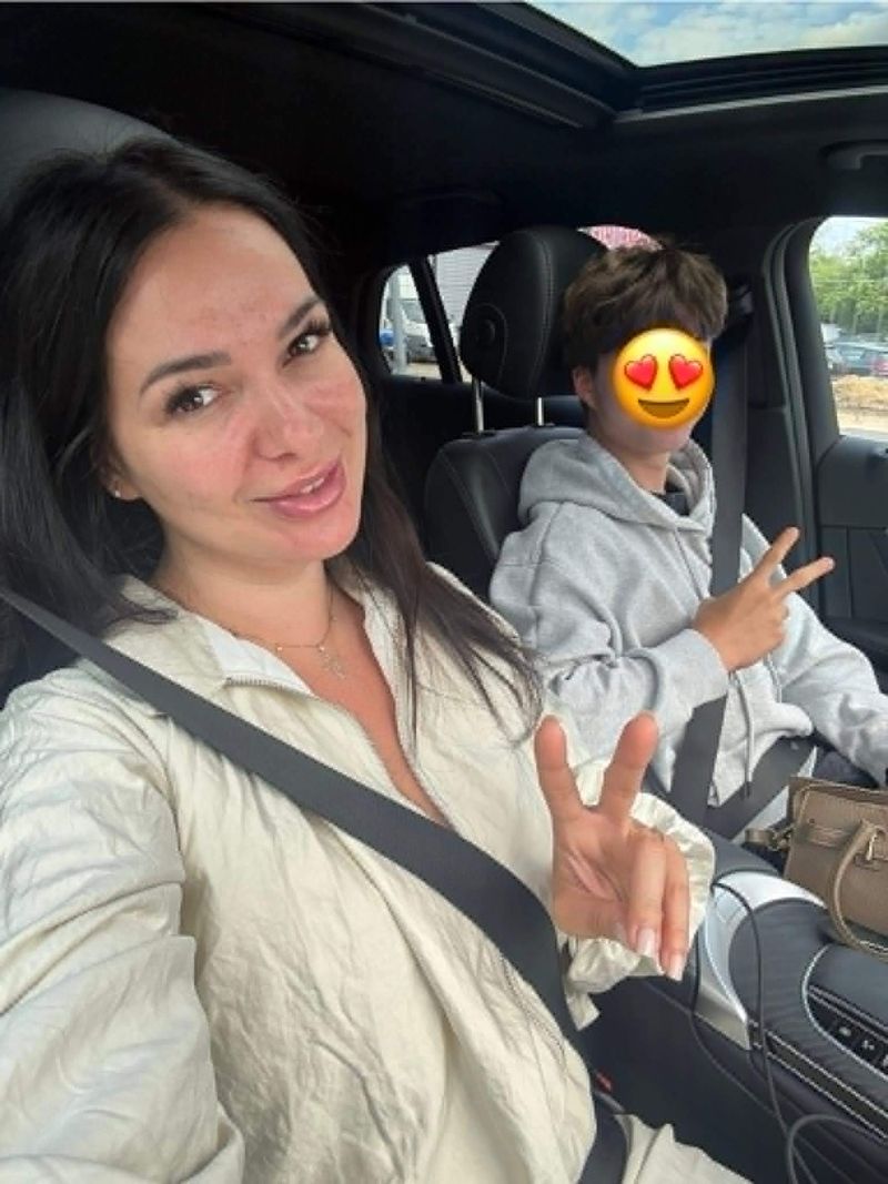 Deea Cataramă și fiul ei