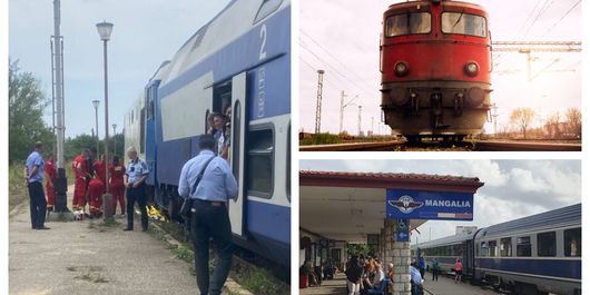 Tânără de 19 ani, lovită de tren în Gara Mangalia! Adolescenta ar fi avut căștile în urechi: „Nu a auzit semnalele!”