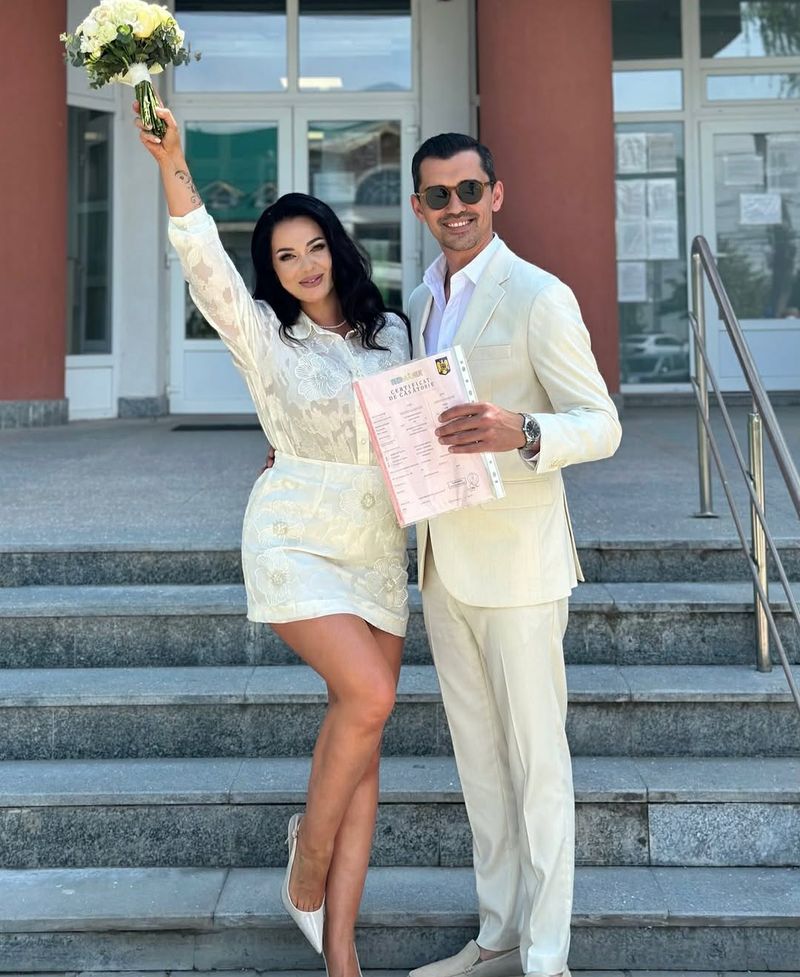 Deea Cataramă și soțul