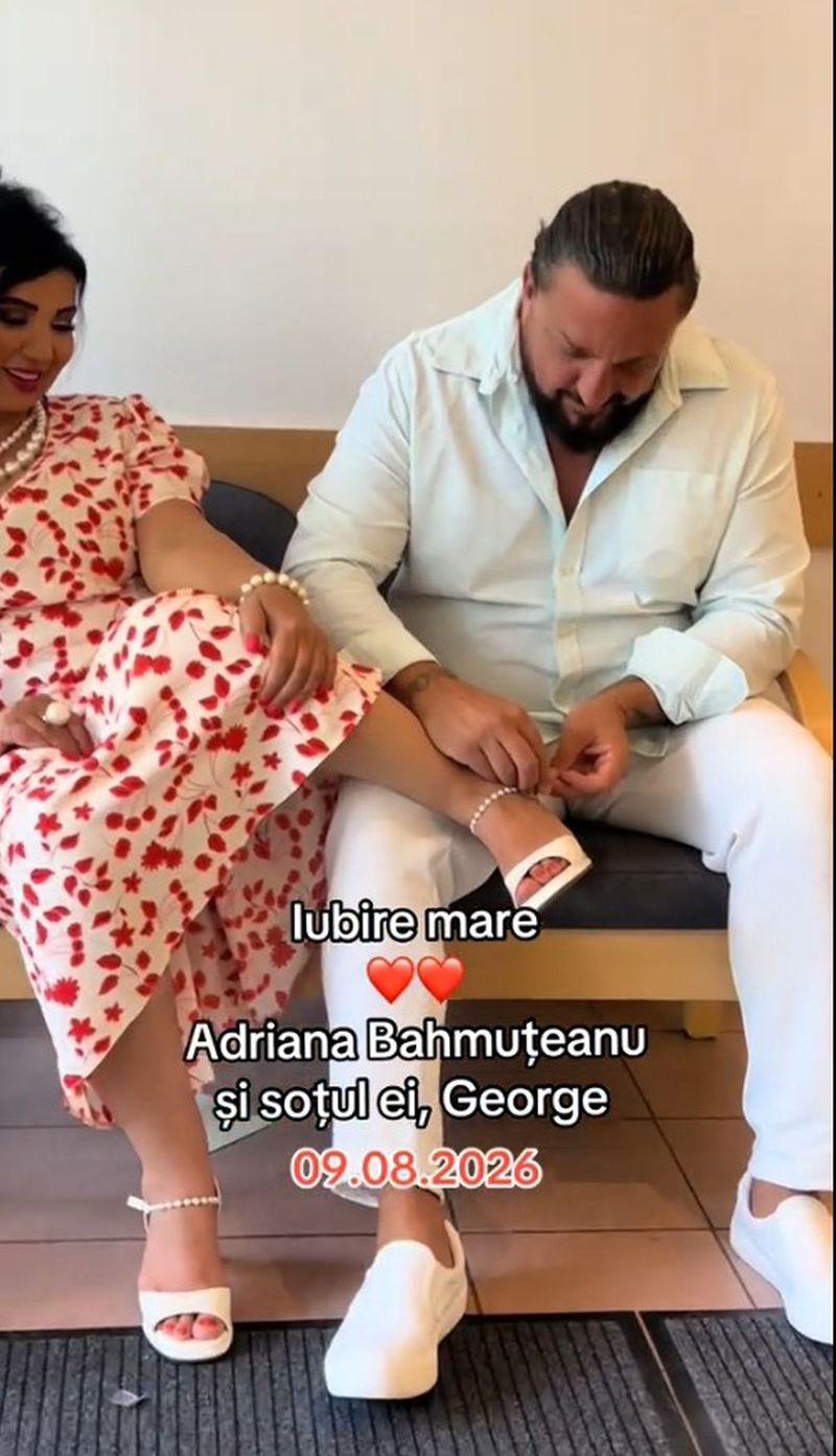 Adriana Bahmuțeanu și soțul