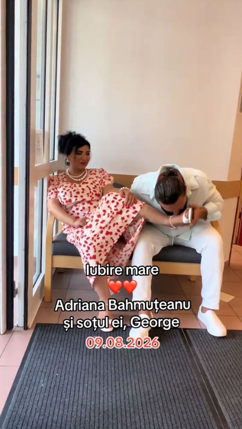 Adriana Bahmuțeanu și soțul