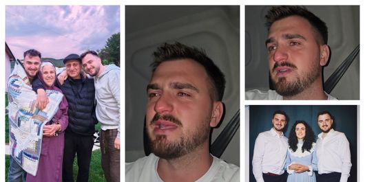 Frații Graur, cu ochii în lacrimi după veștile primite. Tânărul a tras mașina pe dreapta: „Cred că de o oră plâng.”