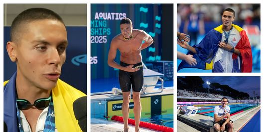 David Popovici a câștigat aurul la 100 m liber și a stabilit un nou record! Ce mărturisiri a făcut sportivul după cursă: „E o nouă presiune.”