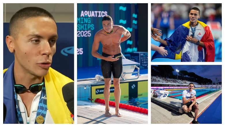 David Popovici a câștigat aurul la 100 m liber și a stabilit un nou record! Ce mărturisiri a făcut sportivul după cursă: „E o nouă presiune.”