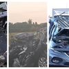 Accident cumplit l&acirc;ngă București. Un autoturism a fost prins &icirc;ntre două camioane. Șoferul nu a mai avut nicio șansă