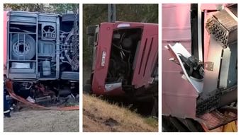 Tragedie de nedescris! 12 persoane și-au pierdut viața după ce un autobuz plin de călători s-a răsturnat într-un șanț