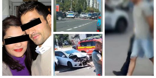 Cine este bărbatul care a încercat să își calce soția pe trecerea de pietoni