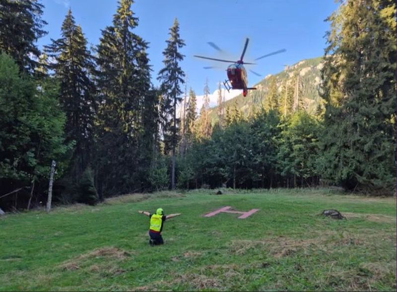 Turist căzut &icirc;n Masivul Ceahlău