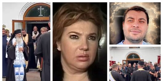 Mihai Alexandru Mitoșeriu, condus pe ultimul drum de un sobor de preoți și sute de oameni. Mihaela Borcea, distrusă de durere, după ce finul ei a murit la 37 de ani