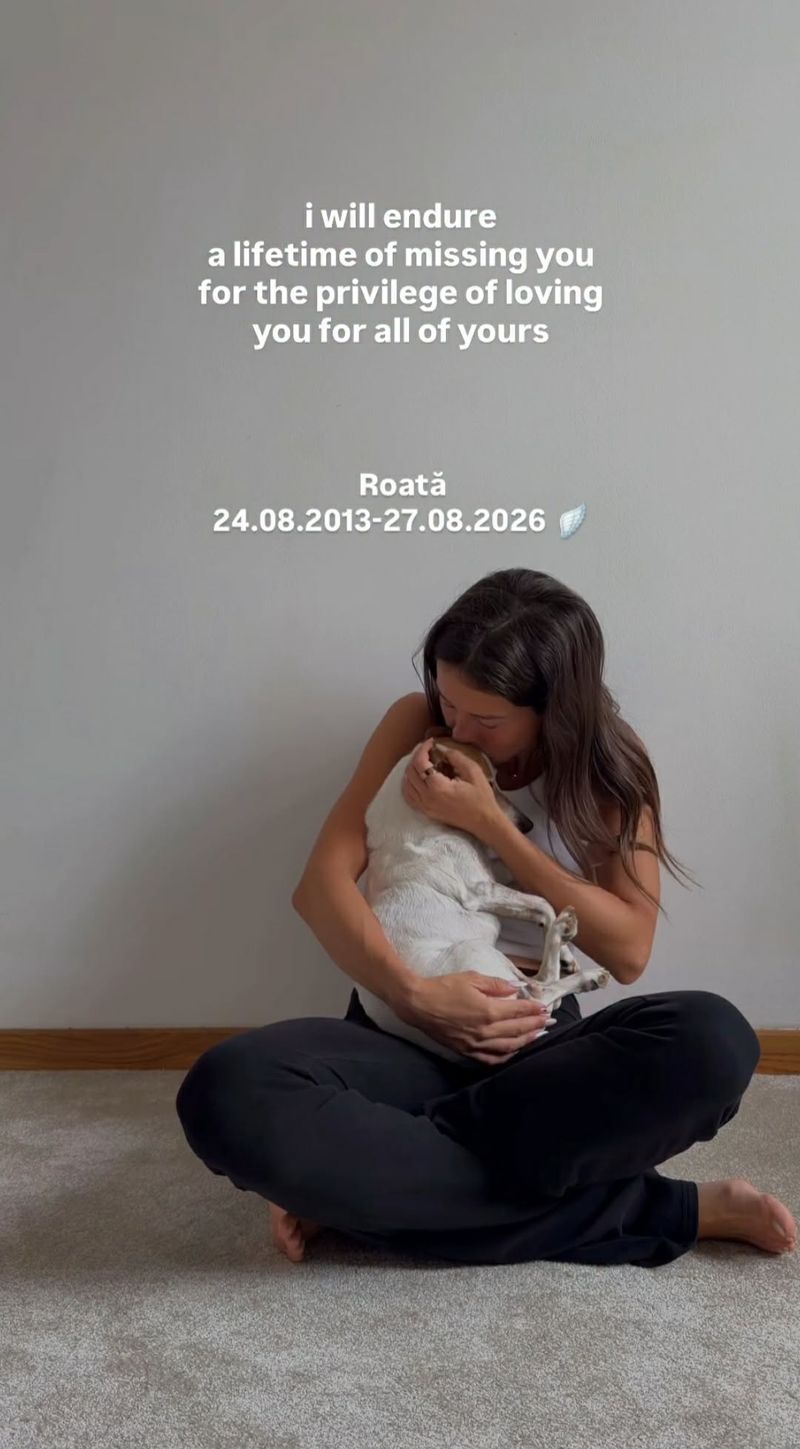 Teodora Stoica și animalul de companie
