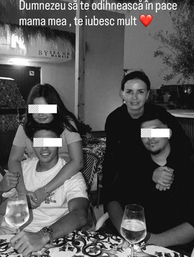 Mădălina Apostol și familie
