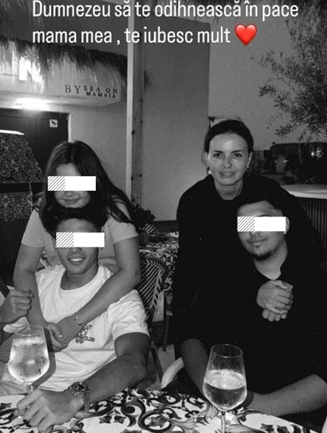 Mădălina Apostol și familie