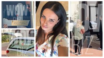 FOTO Primele imagini cu trupul neînsuflețit al Mădălinei Apostol. Apropiații sunt răpuși de durere lângă sicriul femeii