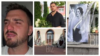 Gemenii Graur, la capela unde se află sicriul Mădălinei Apostol. Ce mesaj au transmis despre iubita lui Nick Rădoi: “Dacă suferiți de depresie, nu recurgeți niciodată la un gest tragic.”