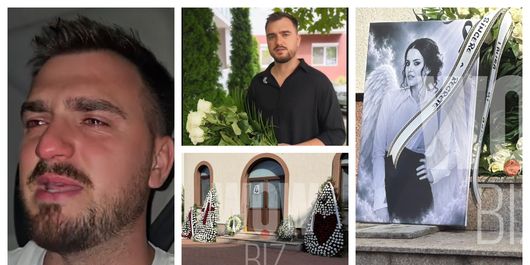 Gemenii Graur, la capela unde se află sicriul Mădălinei Apostol. Ce mesaj au transmis despre iubita lui Nick Rădoi: “Dacă suferiți de depresie, nu recurgeți niciodată la un gest tragic.”