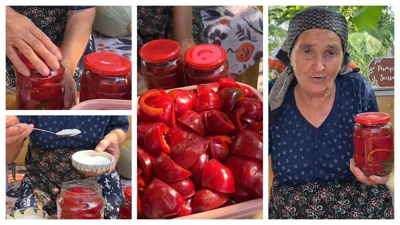 Rețeta de gogoșari în oțet a bunicii Gherghina. Secretul ei pentru gogoșari gustoși și numai buni de deschis la iarnă