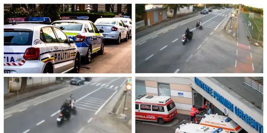Sfârșit tragic pentru o fetiță de patru  ani, spulberată în timp ce era pe scuter cu mama ei. Filmul accidentului fatal