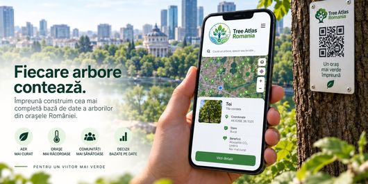 (P) Asociația Re-Autentic și InfoCons dezvoltă o aplicație web pentru inventarierea arborilor din orașele României