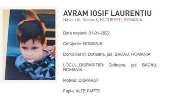 Polițiștii sunt în alertă! Iosif, un copil de patru ani din Bacău, a dispărut de acasă fără urmă!