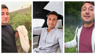 Ce a pățit Valentin Sanfira când a mers la cules de măceșe. Artistul a arătat totul urmăritorilor săi: “Pe toate drumurile!”