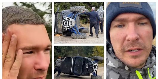 Călin Donca s-a răsturnat cu vehiculul de teren. Care este starea lui de sănătate după ce s-a lovit la cap: “A fost mai rău.”