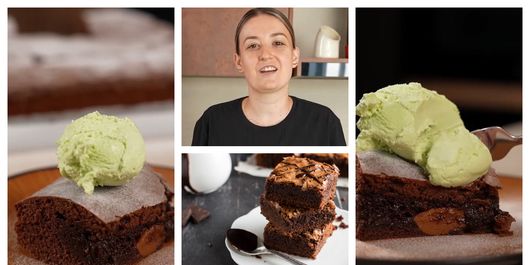 Brownie cu lapte condensat caramelizat, desertul pregătit de Roxana Blenche: “Este foarte simplă și foarte gustoasă!”