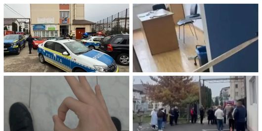 Adolescent de 13 ani din Bistrița, dosar penal după ce a atacat o profesoară și un elev cu cuțitul. Ce a postat tânărul înainte de atac