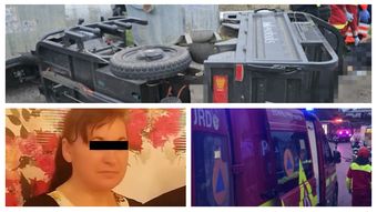 Tragedie de nedescris pentru o întreagă familie. O mamă a murit, iar fiul și soțul se află la spital, după ce s-au răsturnat cu triciclul