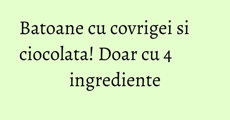 Batoane cu covrigei si ciocolata! Doar cu 4 ingrediente Batoane cu covrigei si ciocolata! Doar cu 4 ingrediente