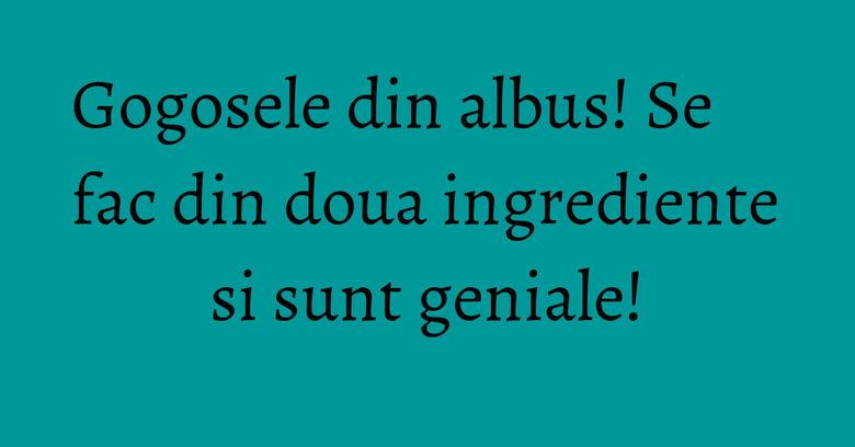 Gogosele din albus! Se fac din doua ingrediente si sunt geniale! Gogosele din albus! Se fac din doua ingrediente si sunt geniale!