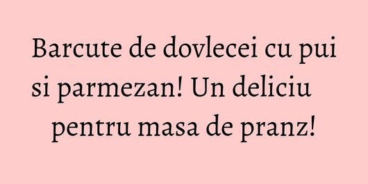 Barcute de dovlecei cu pui si parmezan! Un deliciu pentru masa de pranz!