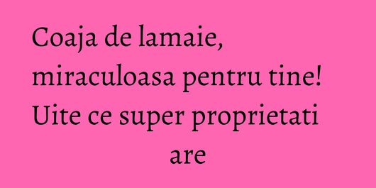 Coaja de lamaie, miraculoasa pentru tine! Uite ce super proprietati are