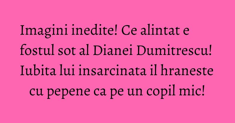 Imagini inedite! Ce alintat e fostul sot al Dianei Dumitrescu! Iubita lui insarcinata il hraneste cu pepene ca pe un copil mic! Imagini inedite! Ce alintat e fostul sot al Dianei Dumitrescu! Iubita lui insarcinata il hraneste cu pepene ca pe un copil mic!